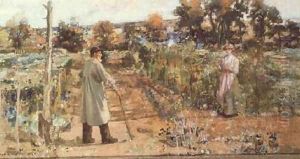 In The Garden by John Lochead