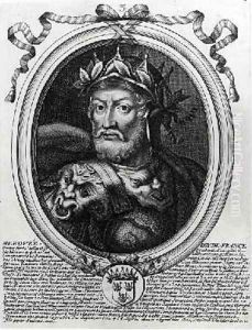 Portrait of Merovech d 456 King of the Salian Franks