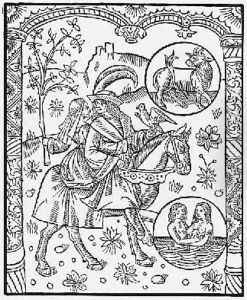 May from the Almanach des Bergers by Pierre Le Rouge