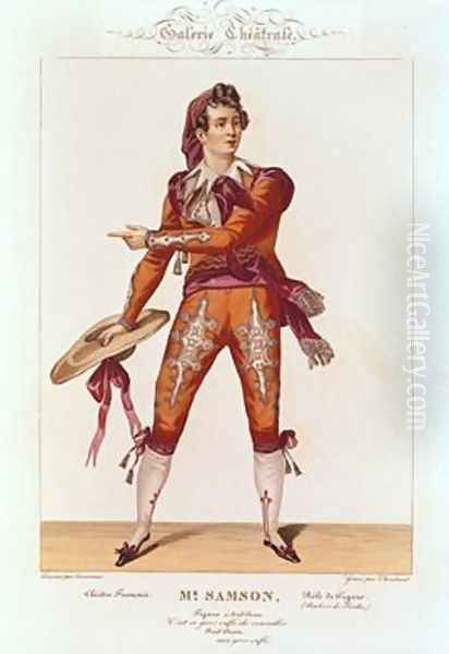 Joseph Isidore Samson 1793-1871 in the role of Figaro in The Barber of Seville - view 1