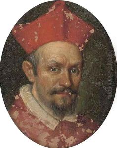 Portrait of a cardinal, bust-length