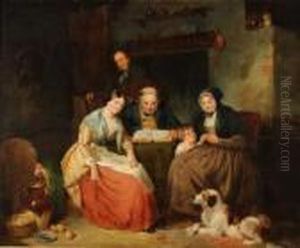 Reading The Scriptures by Thomas Faed