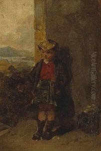 The Highland Laddie by Thomas Faed