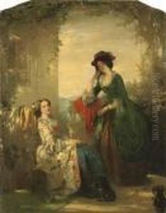 Sophia And Olivia by Thomas Faed