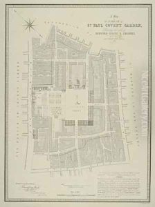 Map of the parish of St Paul Covent Garden