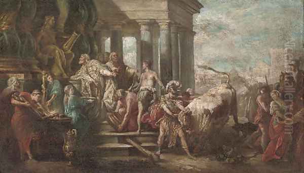 Thesius and the Minotaur - view 1
