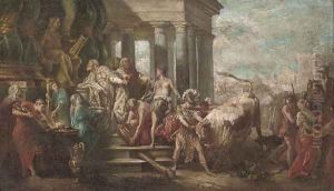 Thesius and the Minotaur by Carle van Loo