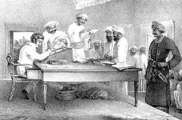 The Judge Kutchery-Merut from Views in India St Helena and Car Nicobar - view 1