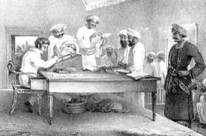 The Judge Kutchery-Merut from Views in India St Helena and Car Nicobar by Captain John Luard