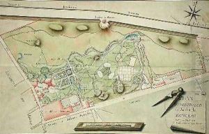 Plan of the Parc Monceau by Lauly