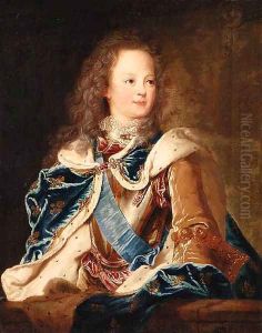 Portrait of the Dauphin, Louis, later King Louis XV of France (1710-1774) by Jean Baptiste van Loo