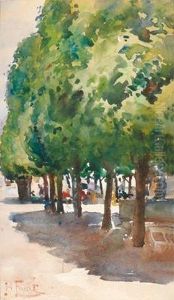 Eine Parklandschaft