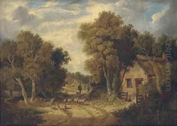 A Suffolk lane - view 1