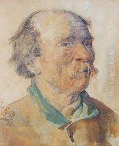 Portret Starca by Julian Falat