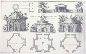 Designs for grottoes and hermitages in English gardens by Jean-Nicolas Le Rouge