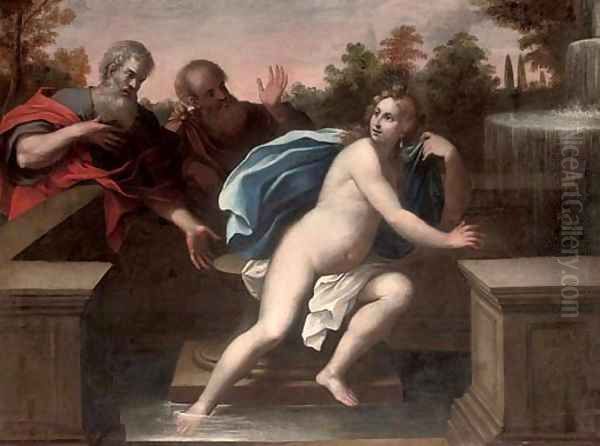 Susanna and the Elders - view 1