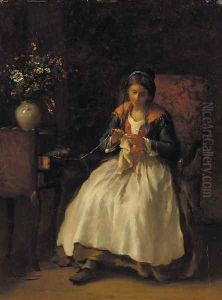 Recreation Maternelle by Armand Hubert Simon Leleux