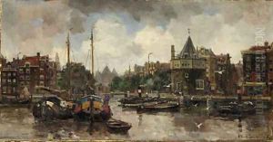 In the harbour, Amsterdam