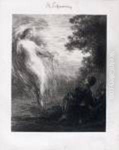 Une Melodie A Schumann by Ignace Henri Jean Fantin-Latour