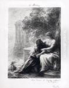 Duo Des Troyens by Ignace Henri Jean Fantin-Latour