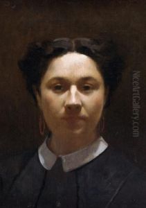 Portrait De Victoria Dubourg, Femme D'henri Fantin Latour by Ignace Henri Jean Fantin-Latour