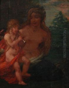 Nymph And Infant Bacchus Nymph And Infant Bacchus