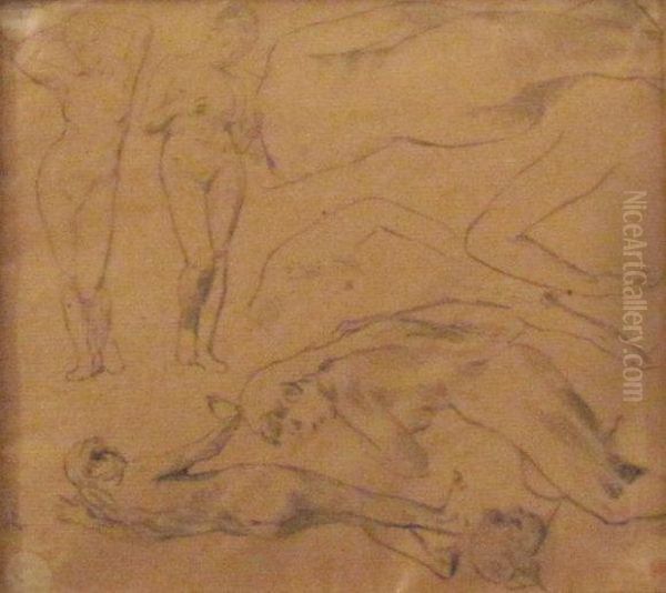 Feuille D'etudes De Nus Feminins - view 1