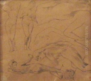Feuille D'etudes De Nus Feminins