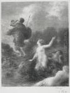Siegfried Et Les Filles Du Rhin by Ignace Henri Jean Fantin-Latour