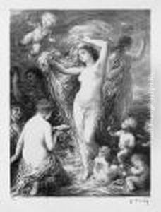 Venus Anadyomene by Ignace Henri Jean Fantin-Latour