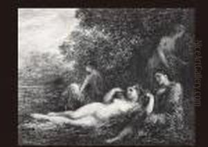 Bathers by Ignace Henri Jean Fantin-Latour