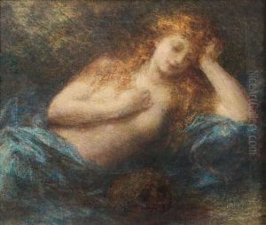 Jeune Femme Alanguie by Ignace Henri Jean Fantin-Latour