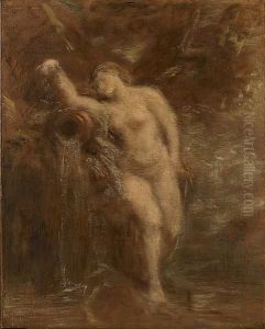 La Source by Ignace Henri Jean Fantin-Latour