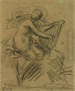 L'inspiration by Ignace Henri Jean Fantin-Latour