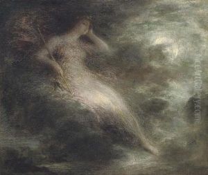 La Reine De La Nuit by Ignace Henri Jean Fantin-Latour