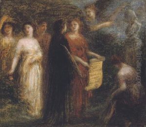 A Robert Schumann by Ignace Henri Jean Fantin-Latour