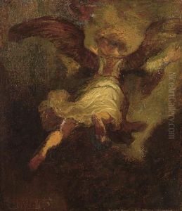 L""""ange De Tobie by Ignace Henri Jean Fantin-Latour