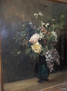 Still Life Of Flowers In A Vase