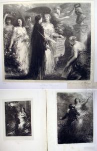 Finale Du Vaiseau - Fantome - A Robert Schumann - Duo Des Troyens by Ignace Henri Jean Fantin-Latour
