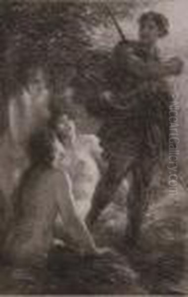 Siegfried Et Les Filles Du Rhin De La Serie Le Crepuscule Des Dieux - view 1