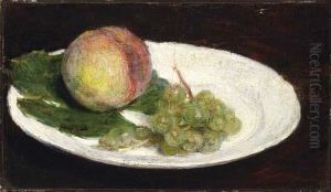 Peche Et Raisin Blanc