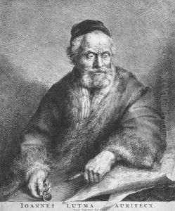 Portrait of Johannes Lutma the Elder by Johannes the Younger Lutma