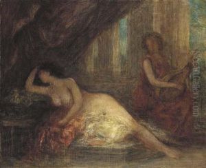 Odalisque by Ignace Henri Jean Fantin-Latour