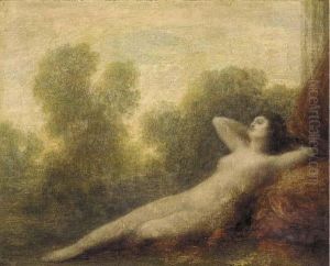 Odalisque by Ignace Henri Jean Fantin-Latour