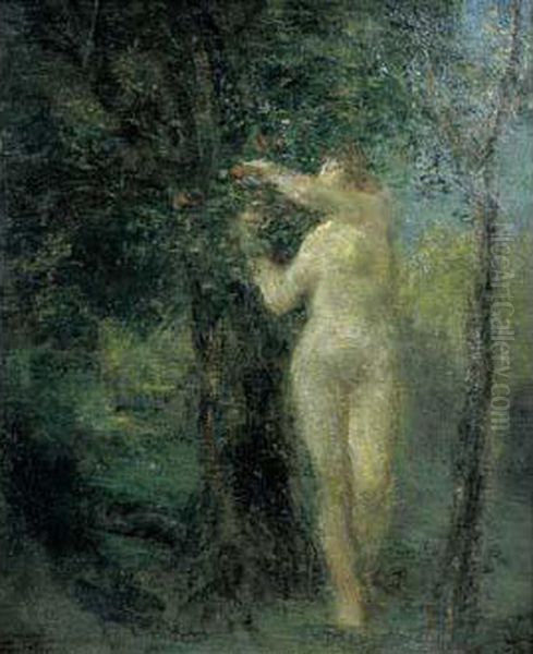 Eve Cueillant La Pomme. - view 1