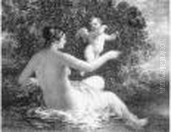 Venus Et L'amour (grande Planche). 1896 ; Baigneuses (4e Grande
 Planche). 1898. - view 1