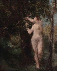 Eve Cueillant La Pomme by Ignace Henri Jean Fantin-Latour