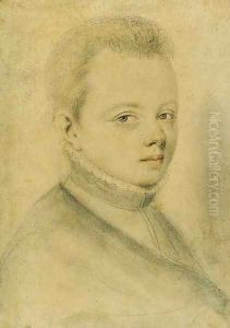 Portrait of a boy by Nicolas Lagneau