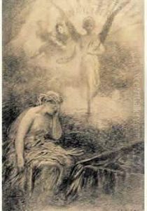 Hommage A Wagner by Ignace Henri Jean Fantin-Latour