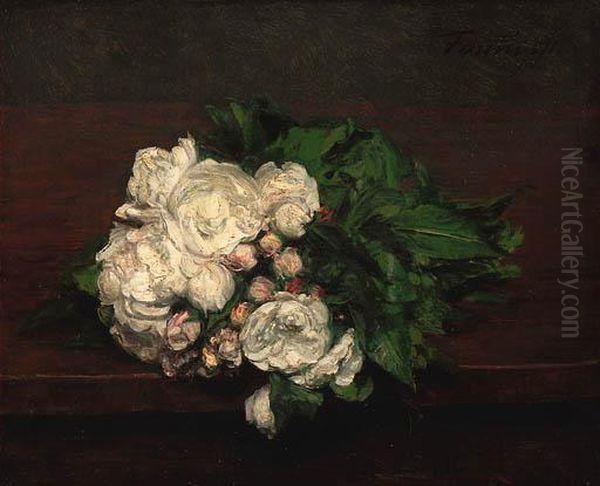 Fleurs, Roses Blanches - view 1